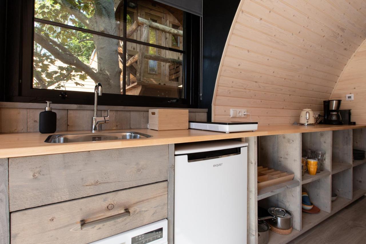 Pod Huisje Met Hottub Доккум Экстерьер фото